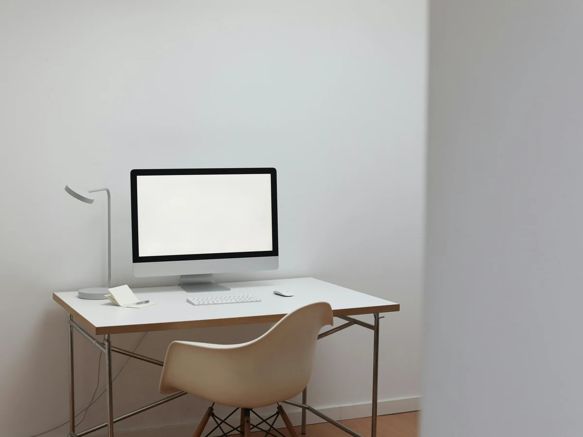 home-office-painting-minimalist-home-office-worthing-decorators Home Office Painting Costs in Worthing for Worthing Painters
